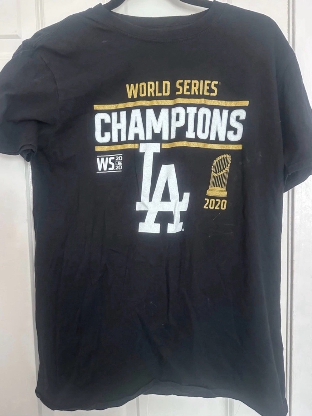 Gildan Black Tee with Gold Print